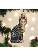 OLD WORLD CHRISTMAS 12554   TABBY CAT