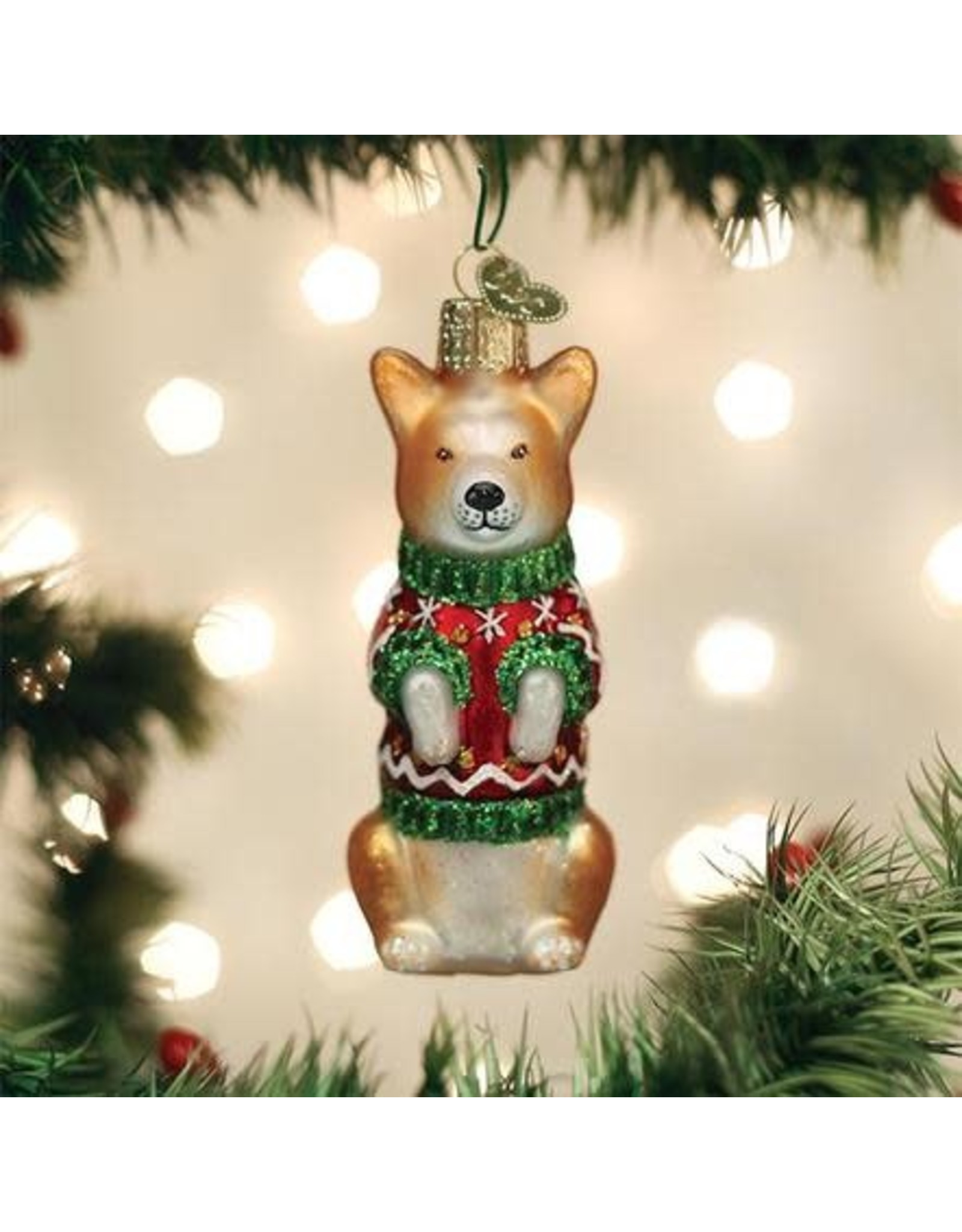 OLD WORLD CHRISTMAS CHRISTMAS CORGI