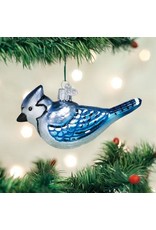 OLD WORLD CHRISTMAS 16121   BRIGHT BLUE JAY