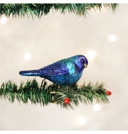 OLD WORLD CHRISTMAS 18079   INDIGO BUNTING