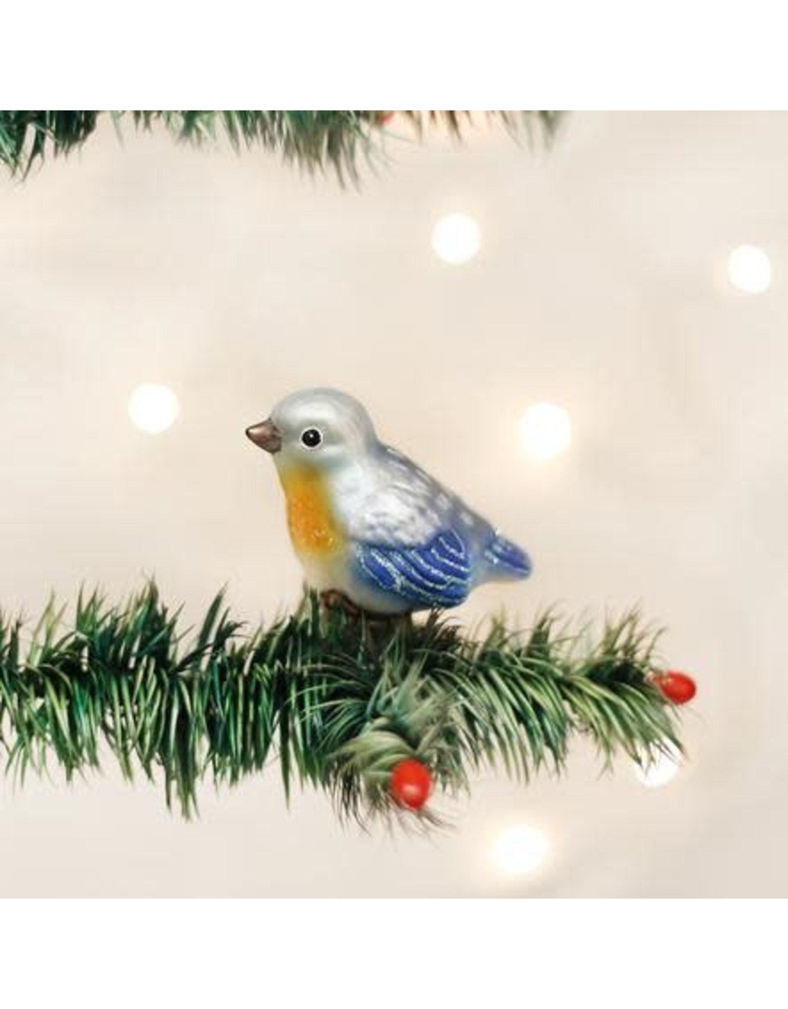OLD WORLD CHRISTMAS 18093   BABY BLUEBIRD