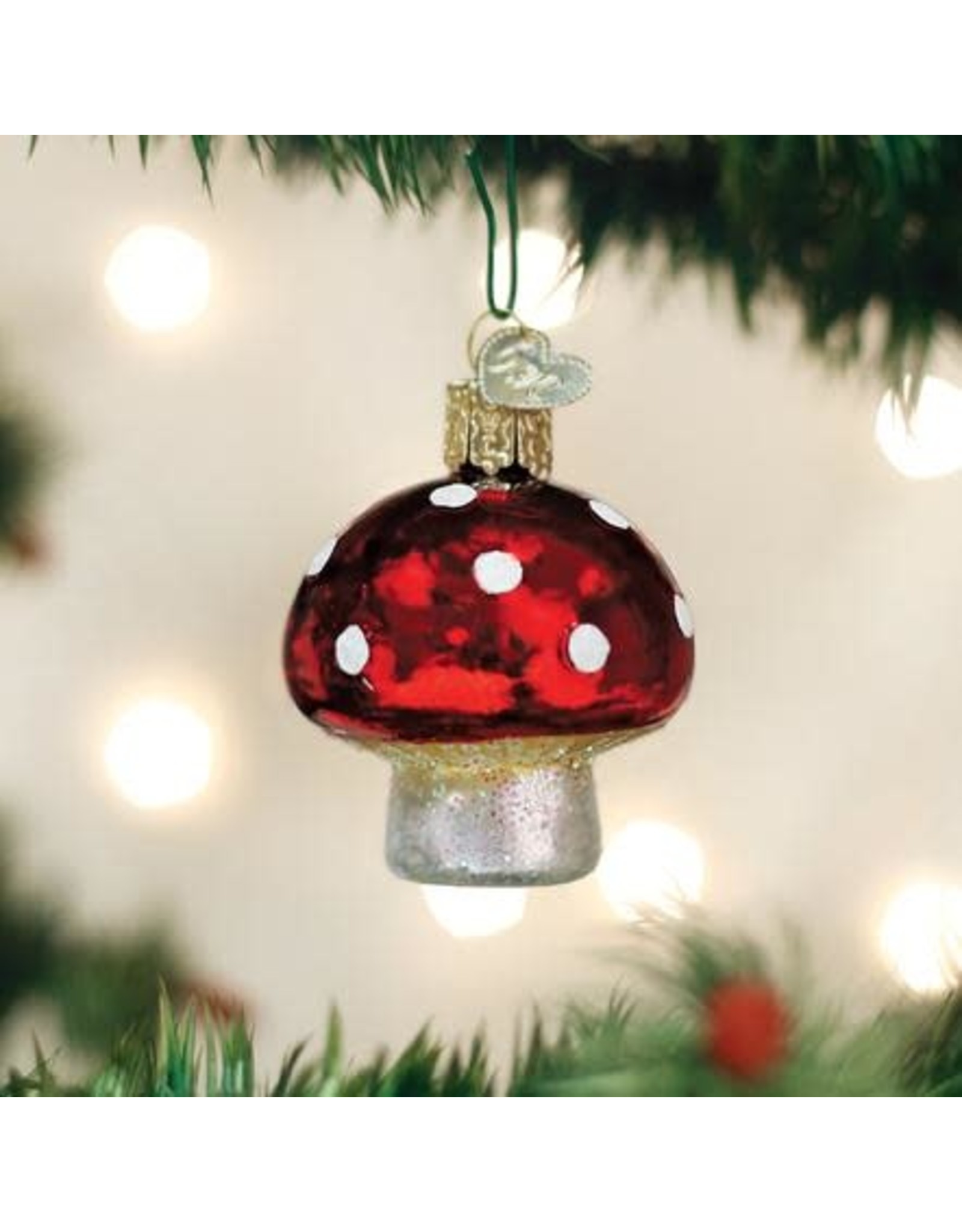 OLD WORLD CHRISTMAS 28118   LUCKY MUSHROOM