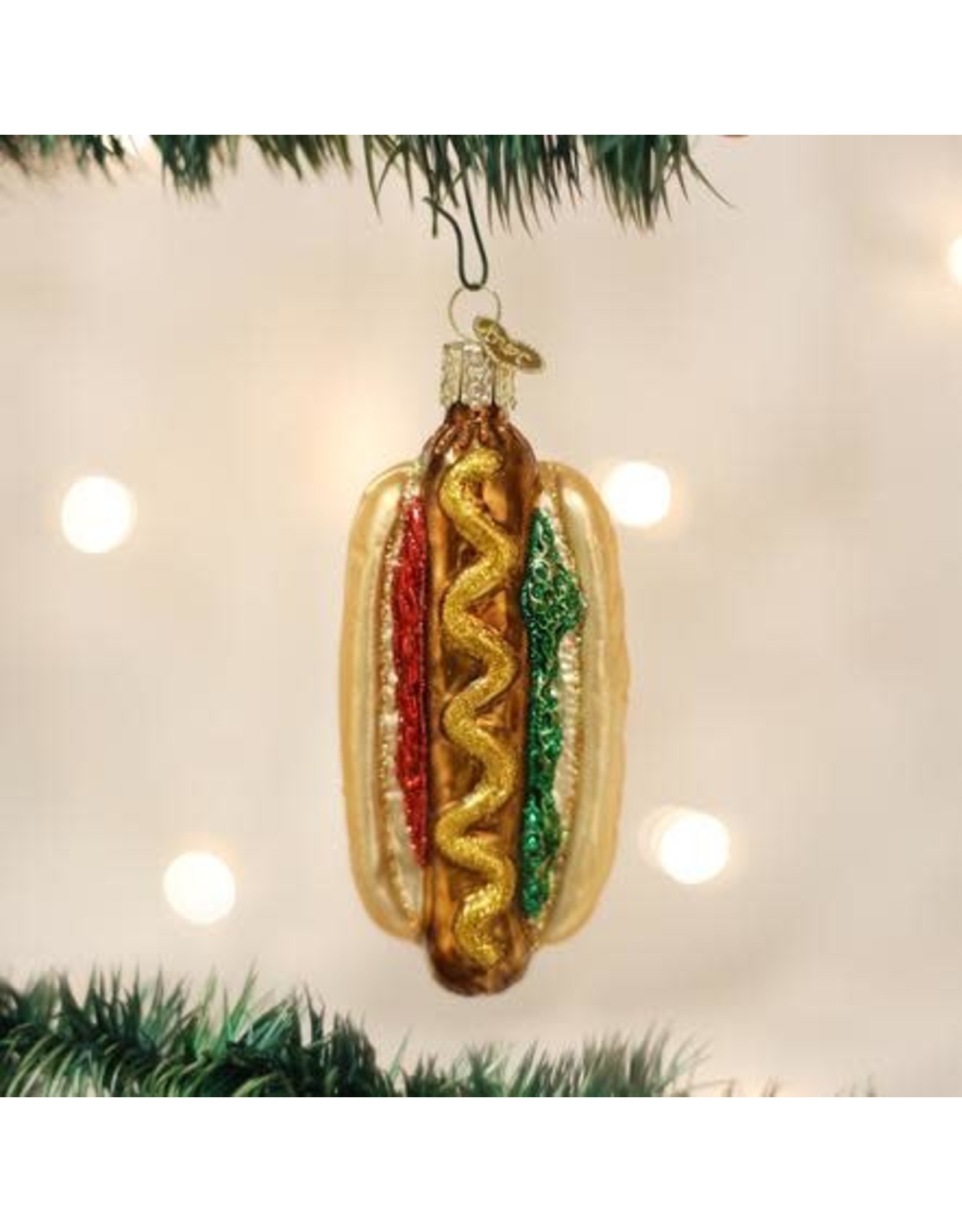 OLD WORLD CHRISTMAS 32050   HOT DOG