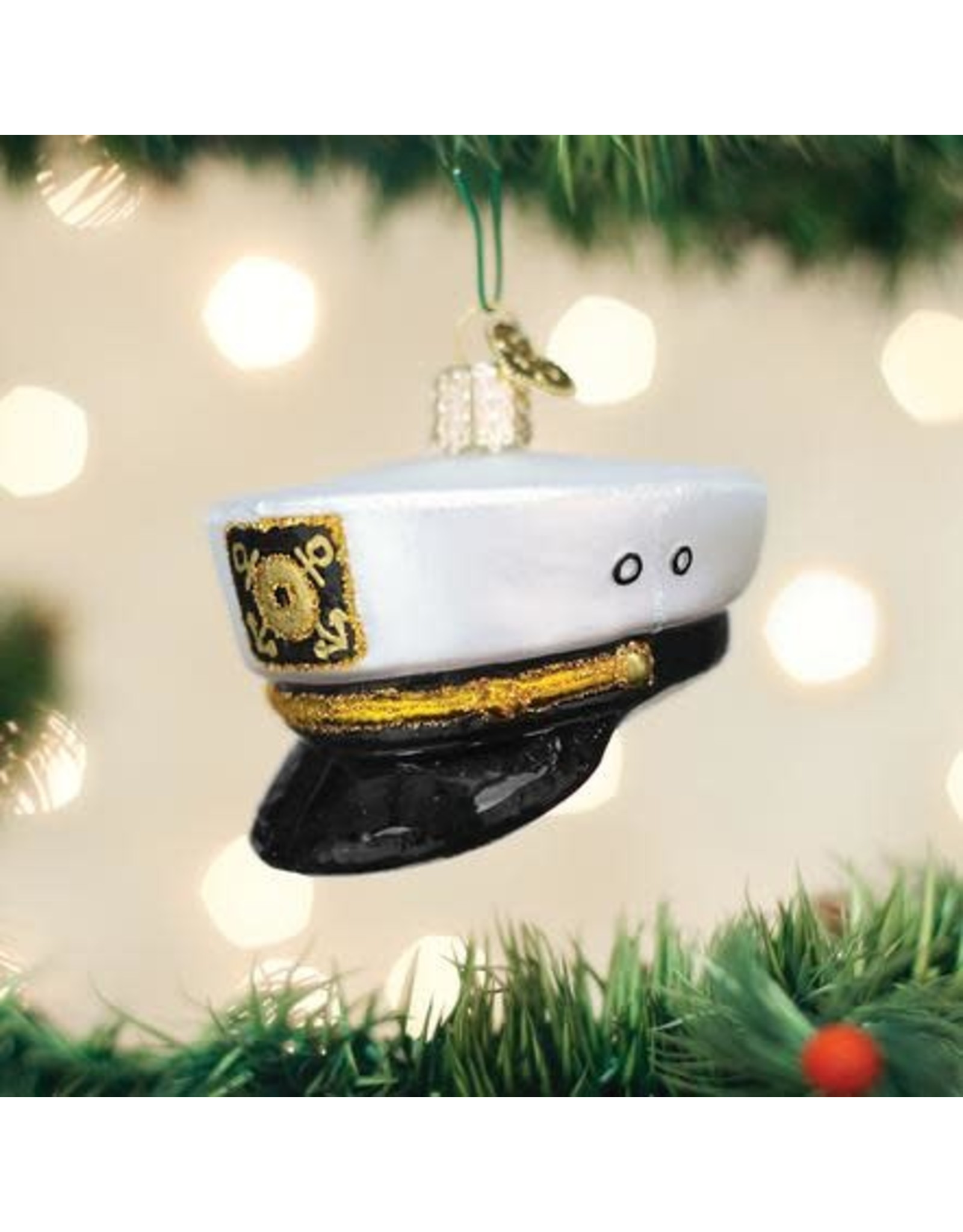 OLD WORLD CHRISTMAS CAPTAIN'S CAP
