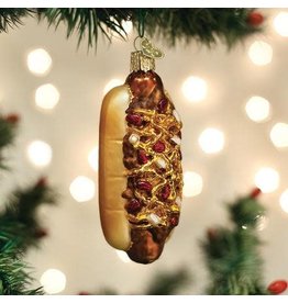 OLD WORLD CHRISTMAS 32420   CHILI CHEESE DOG