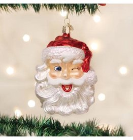 OLD WORLD CHRISTMAS WINKING SANTA
