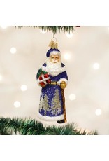 OLD WORLD CHRISTMAS 40248   GLISTENING MIDNIGHT SANTA