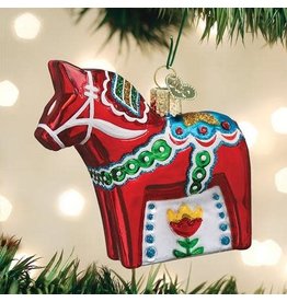 OLD WORLD CHRISTMAS SWEDISH DALA HORSE