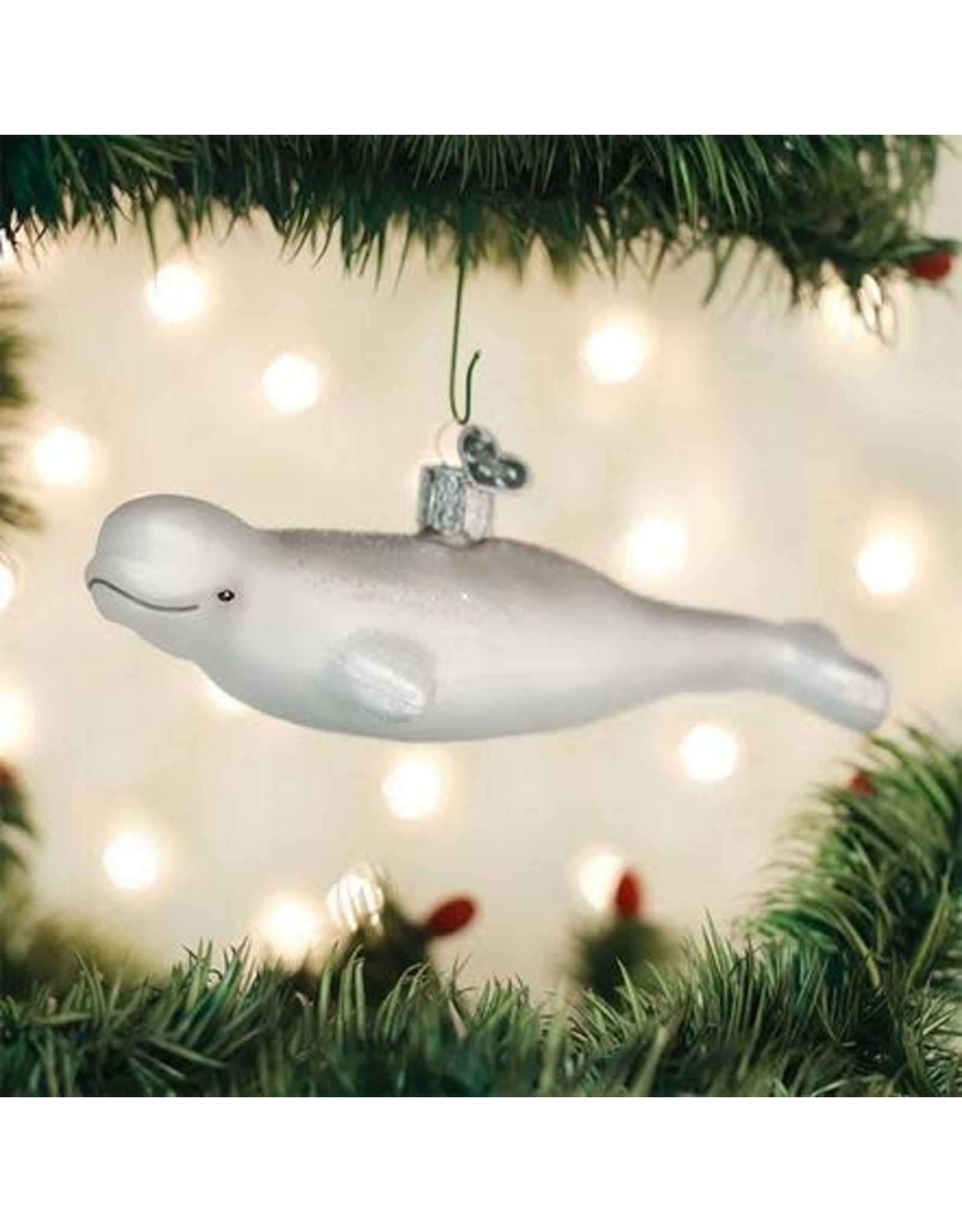 OLD WORLD CHRISTMAS BELUGA WHALE