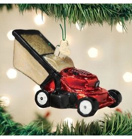 OLD WORLD CHRISTMAS 32321   LAWN MOWER