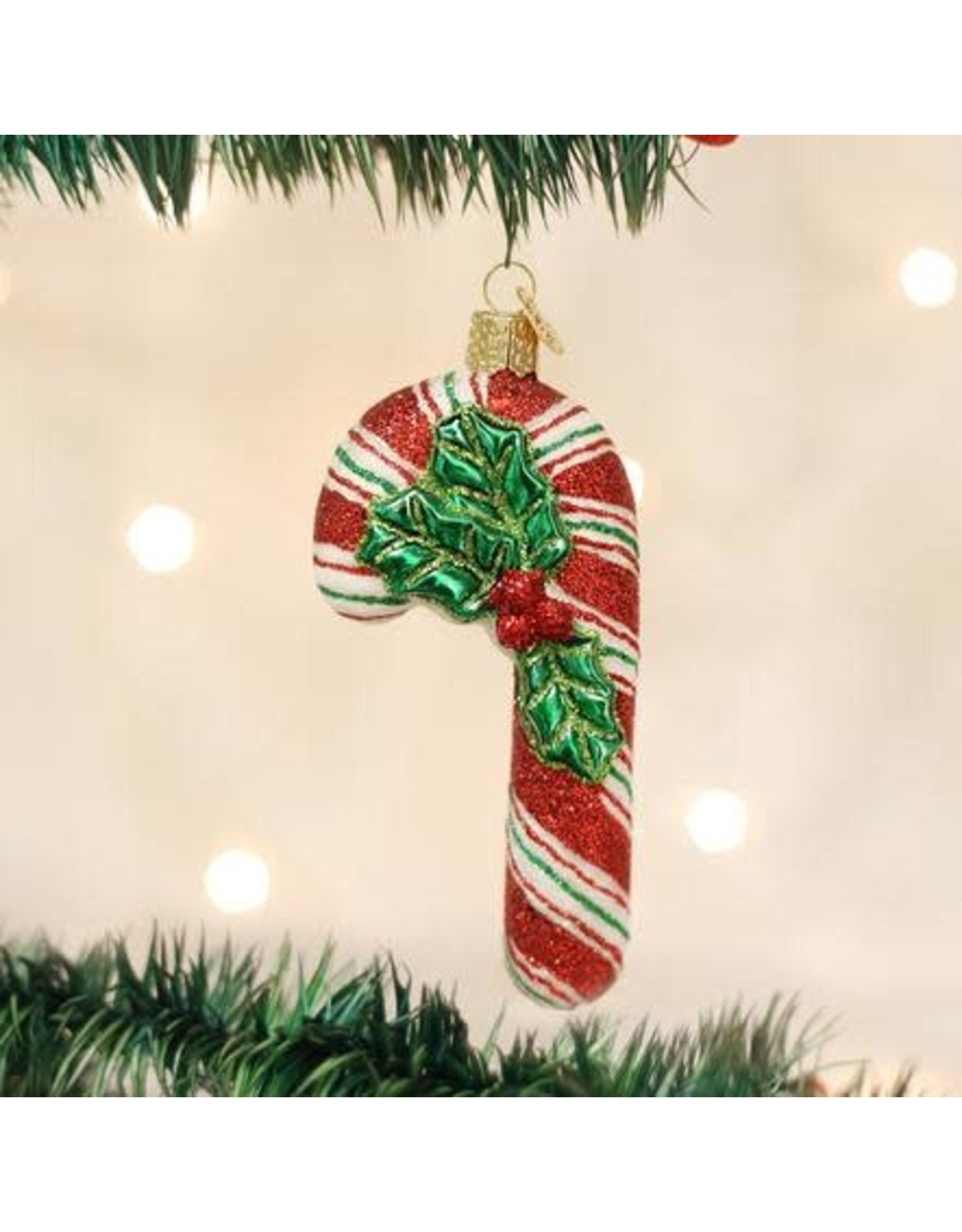 OLD WORLD CHRISTMAS 36150   GLISTENING CANDY CANE