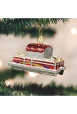 OLD WORLD CHRISTMAS 46059 PONTOON BOAT