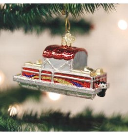 OLD WORLD CHRISTMAS 46059   PONTOON BOAT