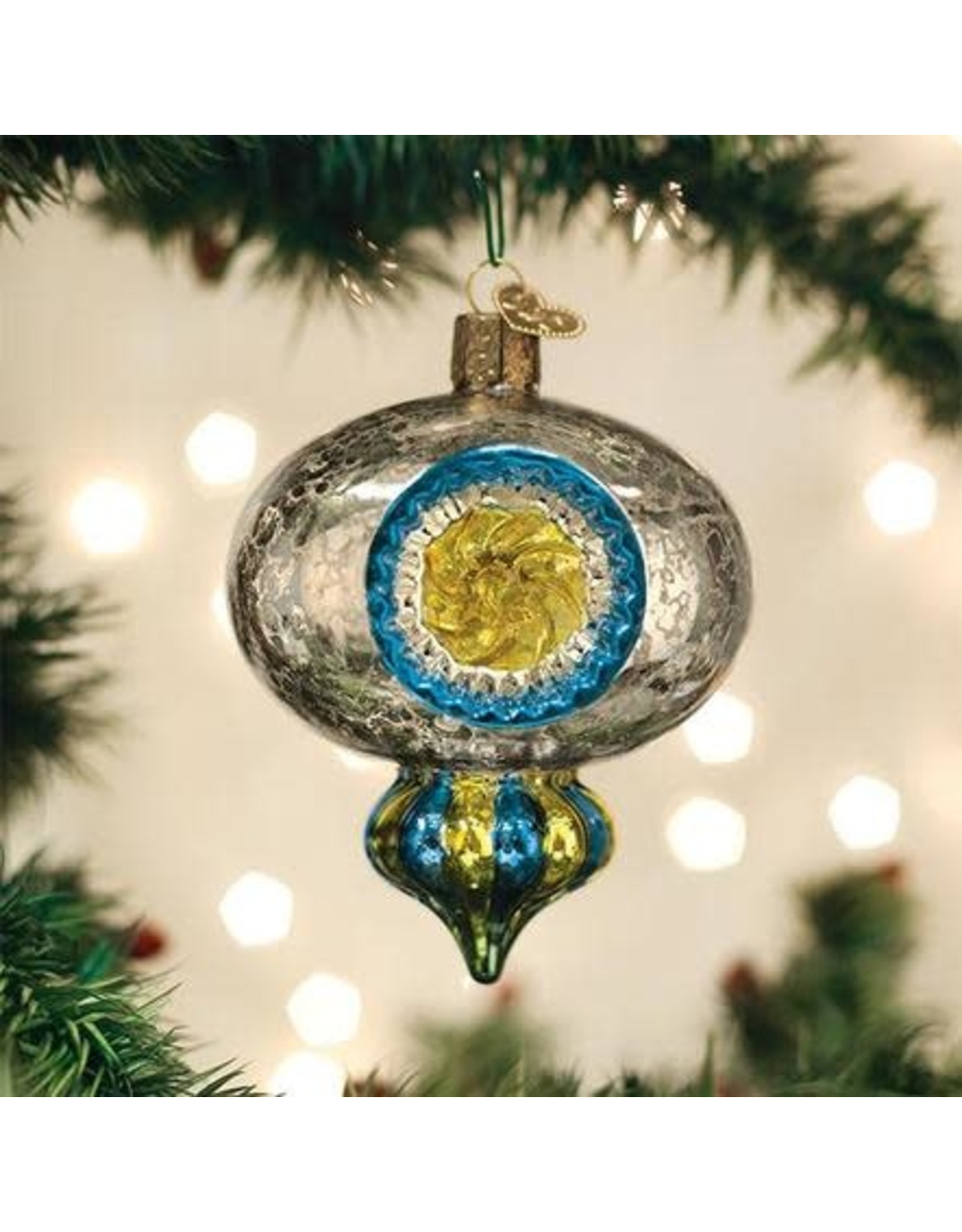 OLD WORLD CHRISTMAS SHINY MERCURY REFLECTION