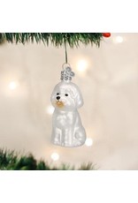 OLD WORLD CHRISTMAS 12298   BICHON FRISE