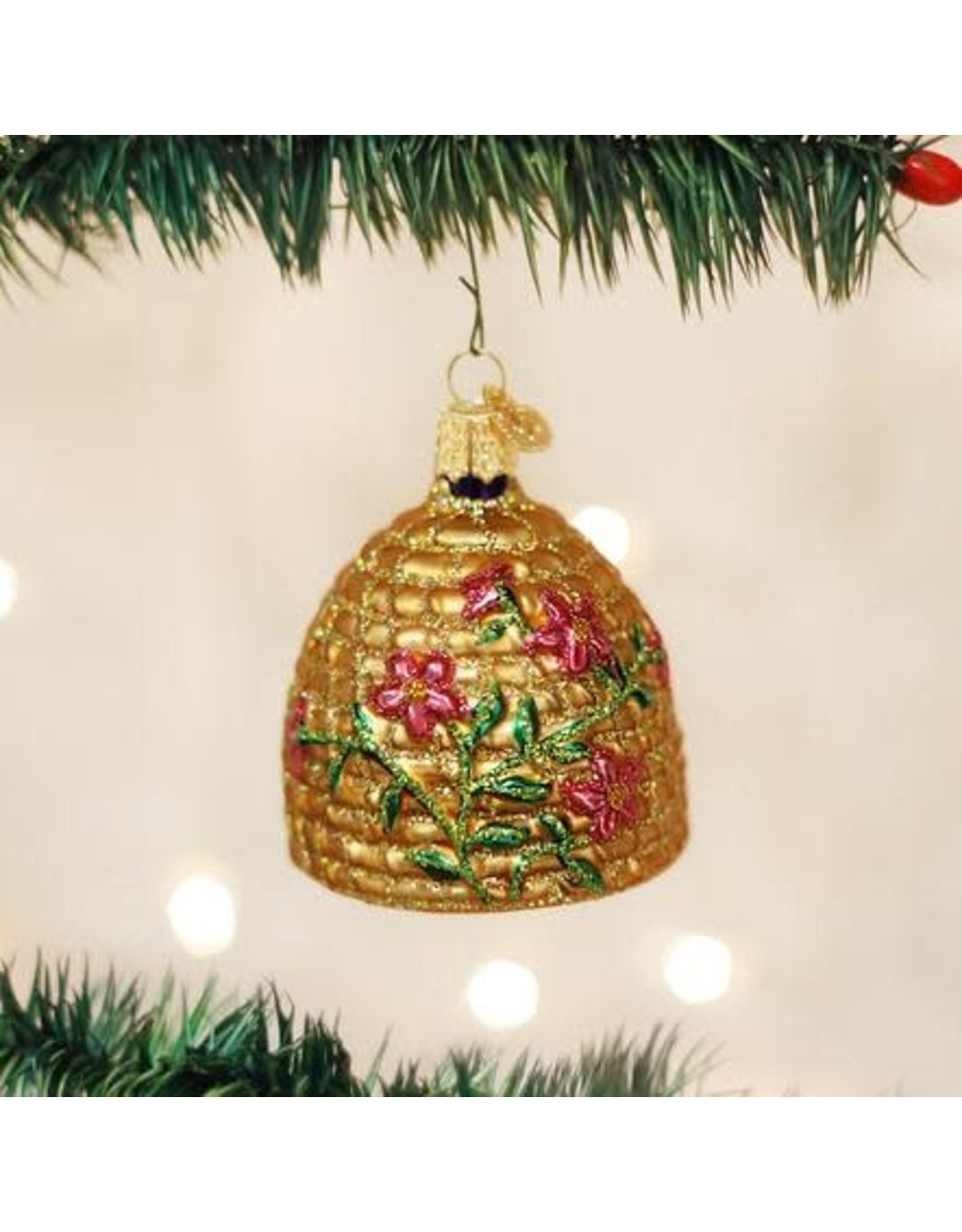 OLD WORLD CHRISTMAS BEE SKEP