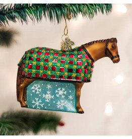 OLD WORLD CHRISTMAS SNOWFLAKE HORSE