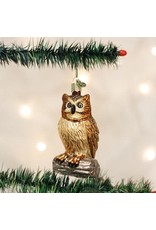 OLD WORLD CHRISTMAS 16019   WISE OLD OWL