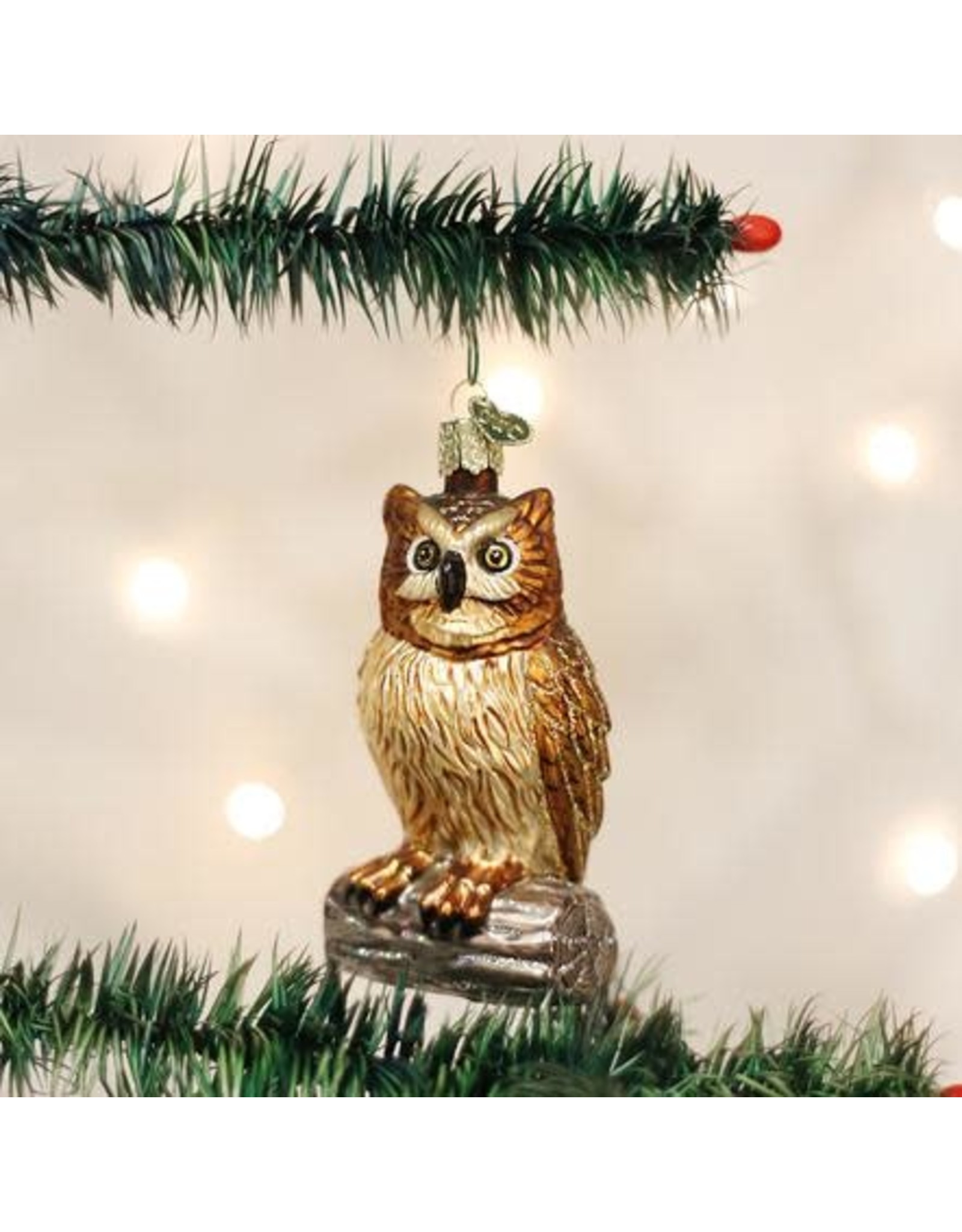OLD WORLD CHRISTMAS 16019   WISE OLD OWL