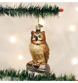 OLD WORLD CHRISTMAS 16019   WISE OLD OWL