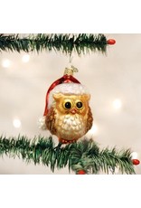 OLD WORLD CHRISTMAS 16098   SANTA OWL