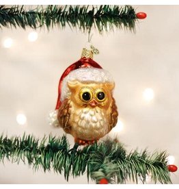 OLD WORLD CHRISTMAS 16098   SANTA OWL