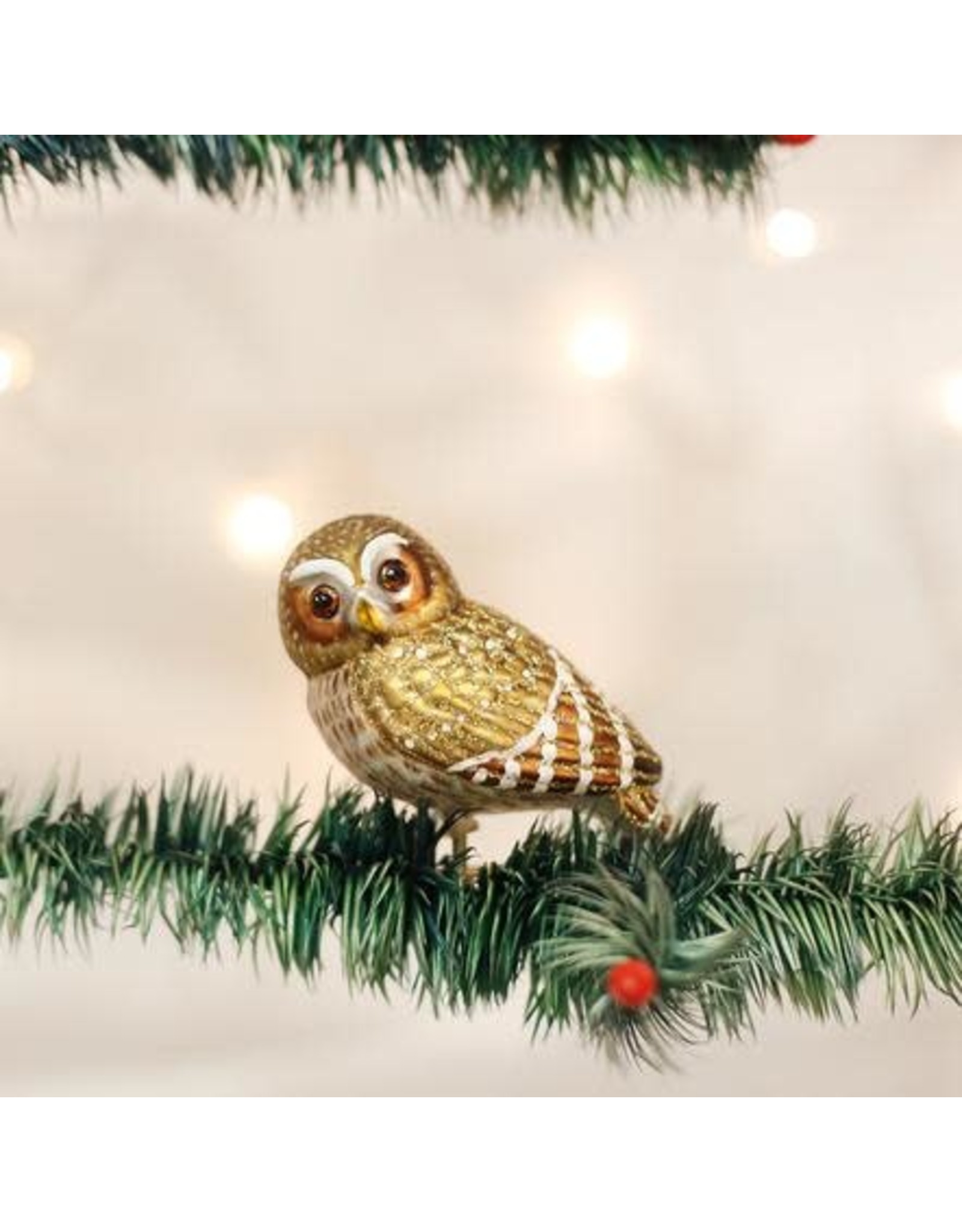 OLD WORLD CHRISTMAS 18067   PYGMY OWL