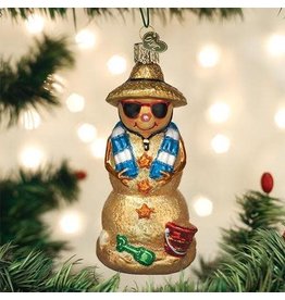 OLD WORLD CHRISTMAS 24188   SAND SNOWMAN