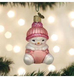 OLD WORLD CHRISTMAS SNOW BABY GIRL