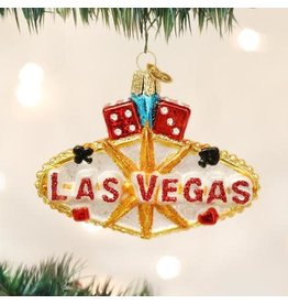 OLD WORLD CHRISTMAS 36149   LAS VEGAS SIGN