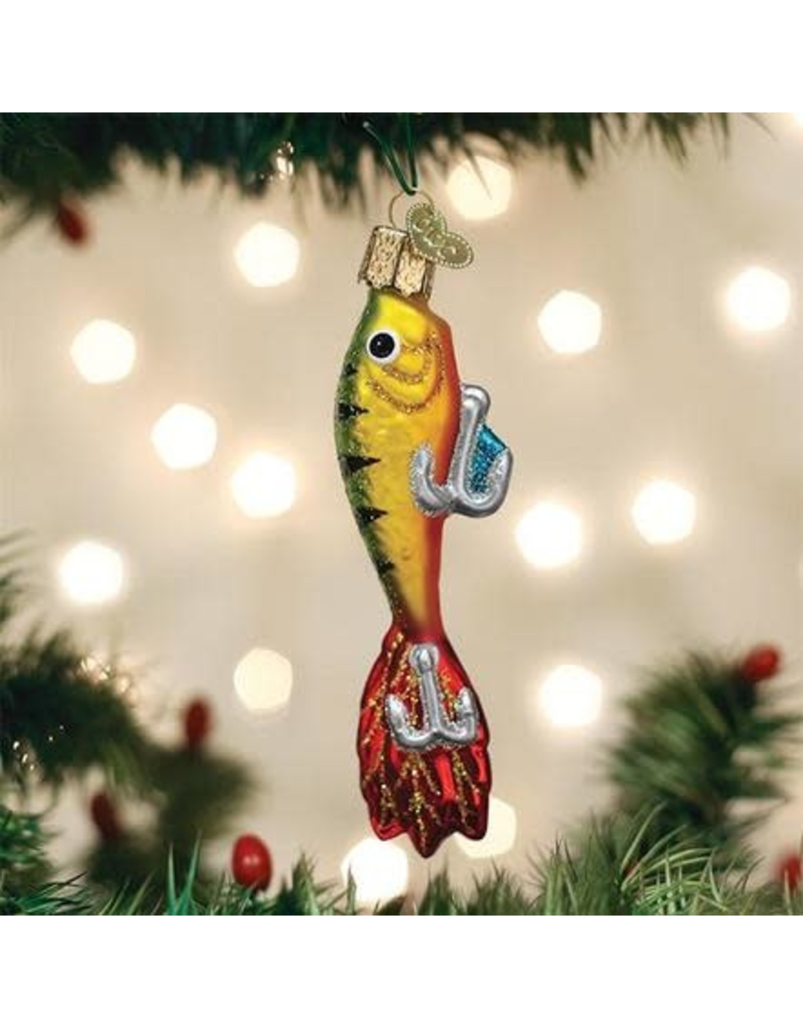 OLD WORLD CHRISTMAS 44147   FISHING LURE