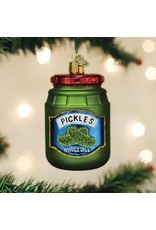 OLD WORLD CHRISTMAS JAR OF PICKLES