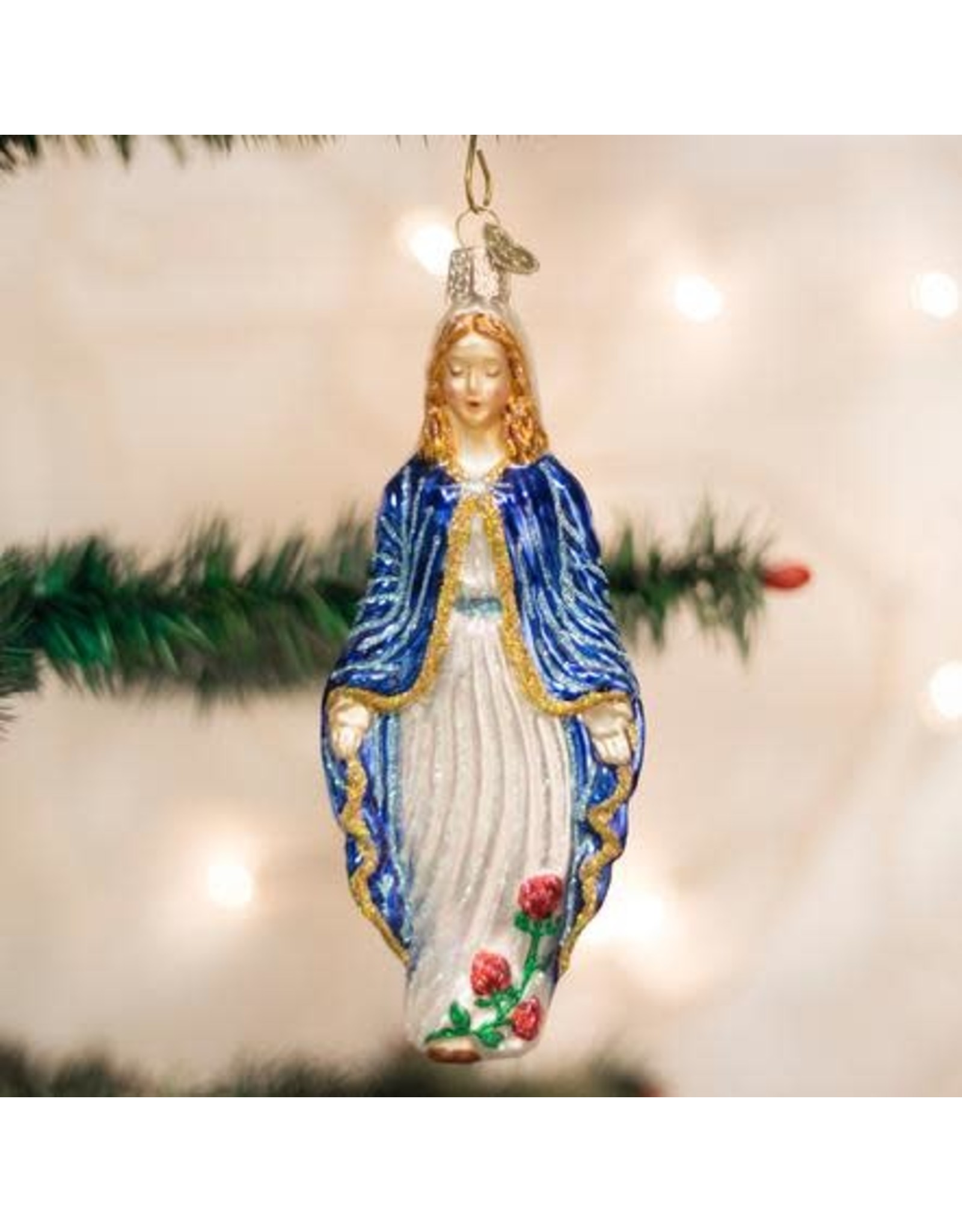 OLD WORLD CHRISTMAS VIRGIN MARY ORNAMENT