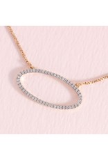 ELLA STEIN ONE WITH THE OVAL NK YG