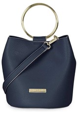 KATIE LOXTON SUKI BUCKET BAG NAVY