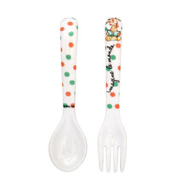 BABY CIE FORK/SPOON SET IMAGINE THE WORLD