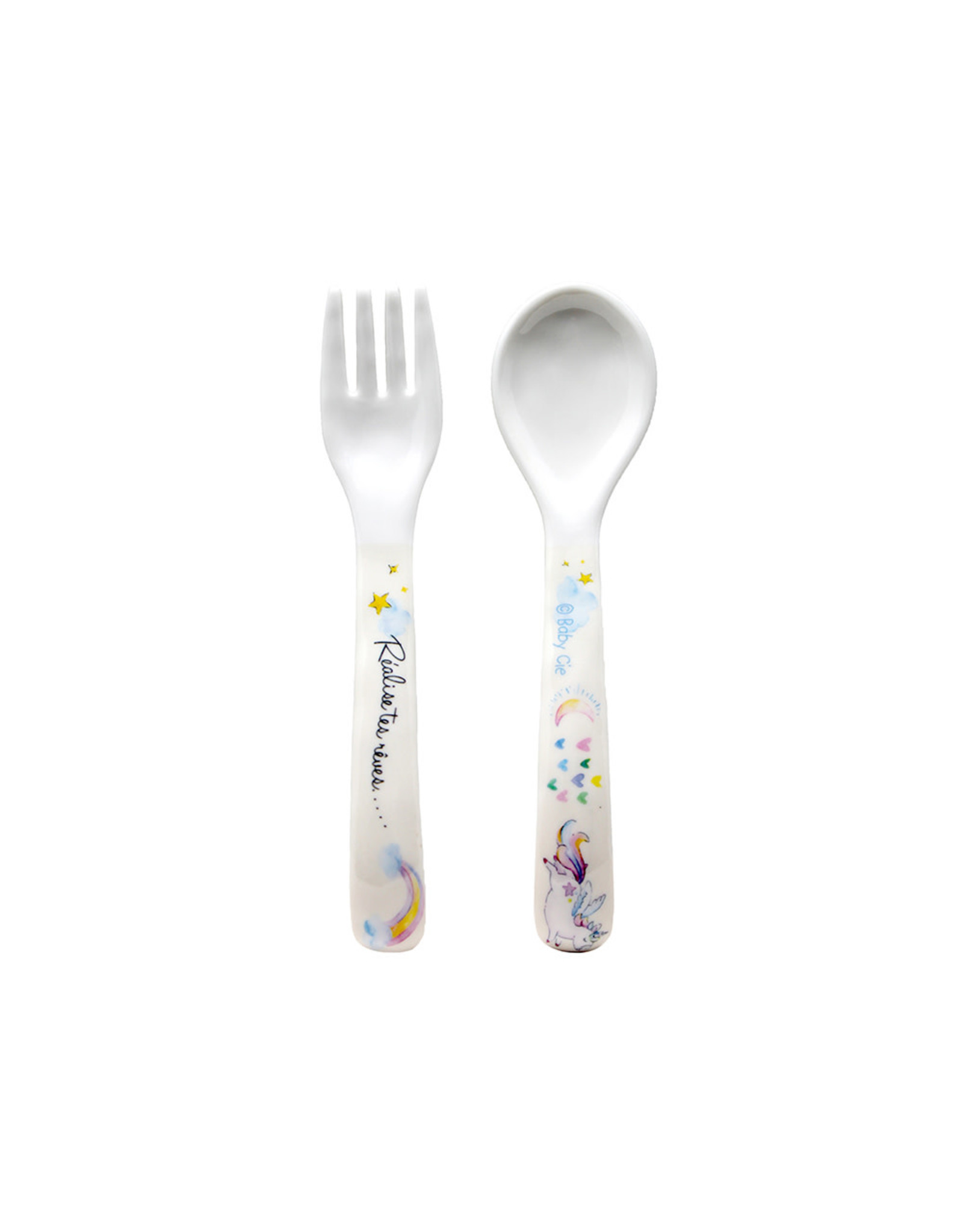 BABY CIE 891RTR   REALIZE YOUR DREAMS FORK/SPOON SET