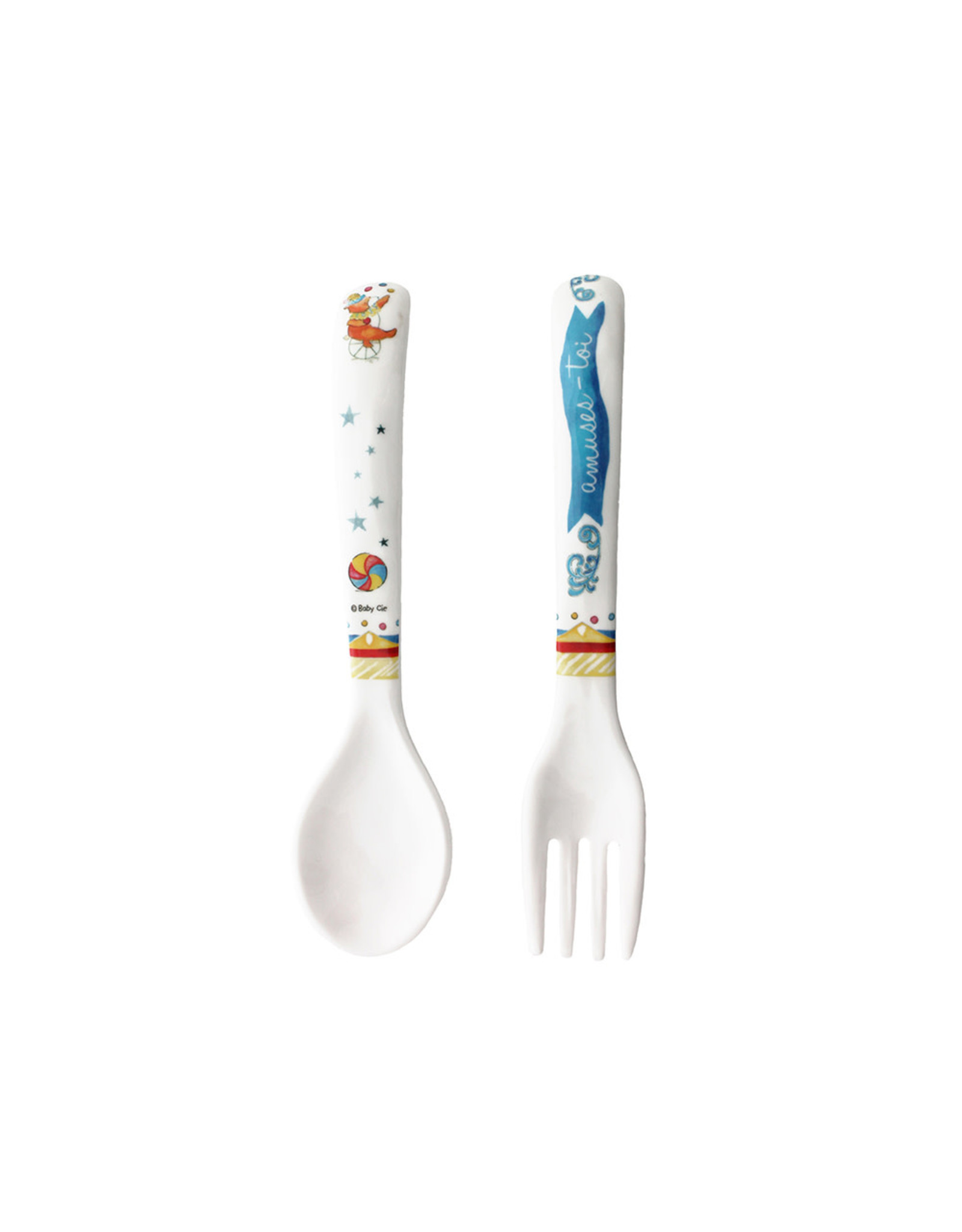 BABY CIE ENJOY YOURSELF FORK AND SPOON