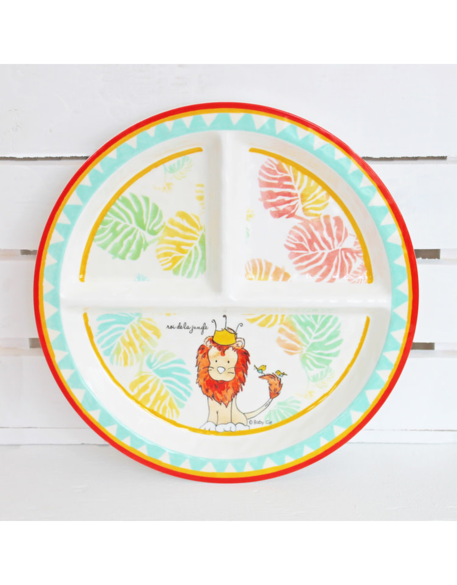 BABY CIE KING OF THE JUNGLE SECTION PLATE