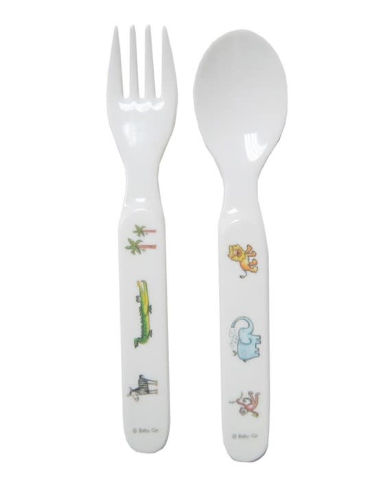 BABY CIE JUNGLE ANIMALS FORK & SPOON