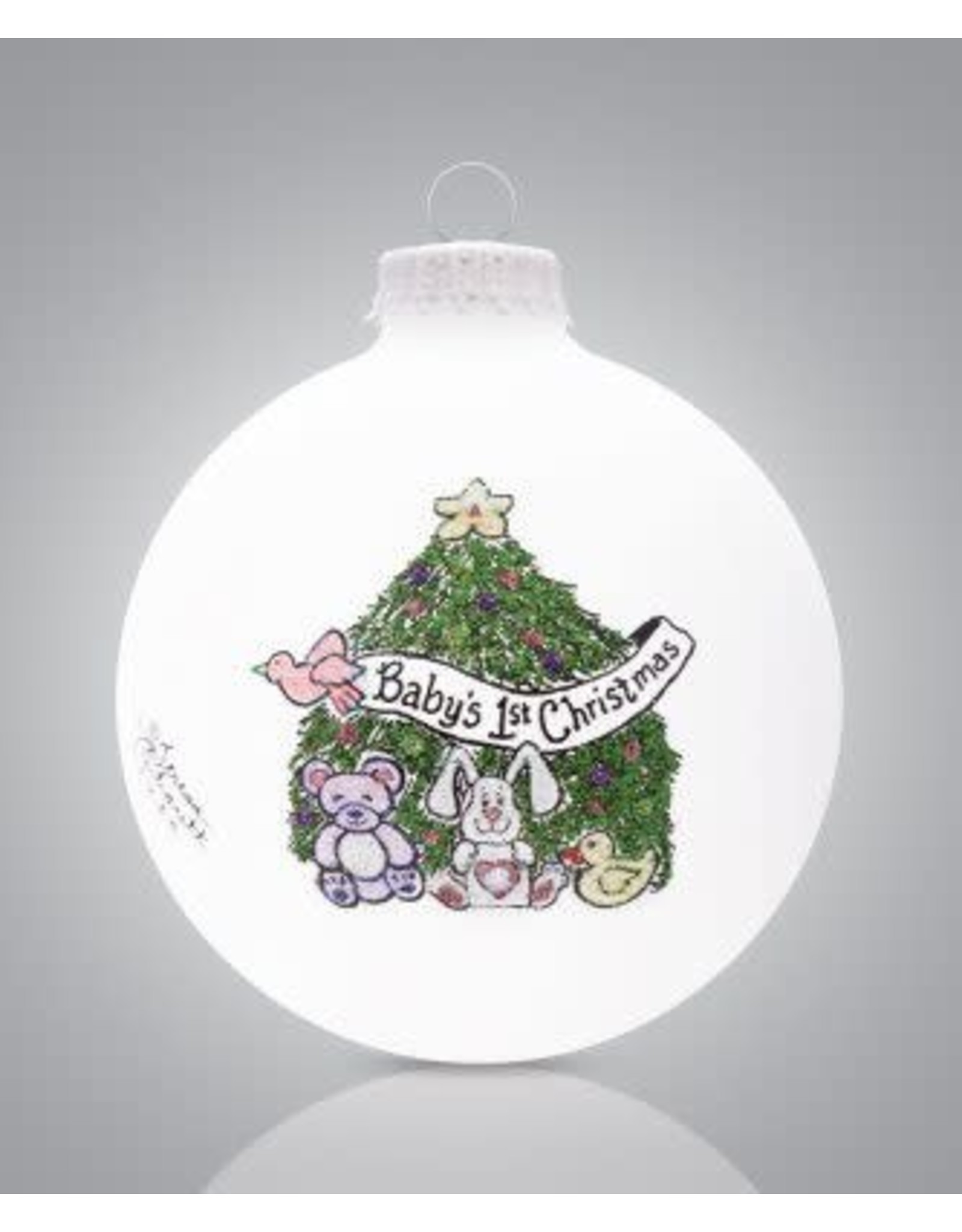 HEART GIFTS BABY'S FIRST CHRISTMAS GIRL TREE