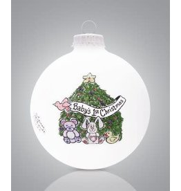 HEART GIFTS BABY'S FIRST CHRISTMAS GIRL TREE