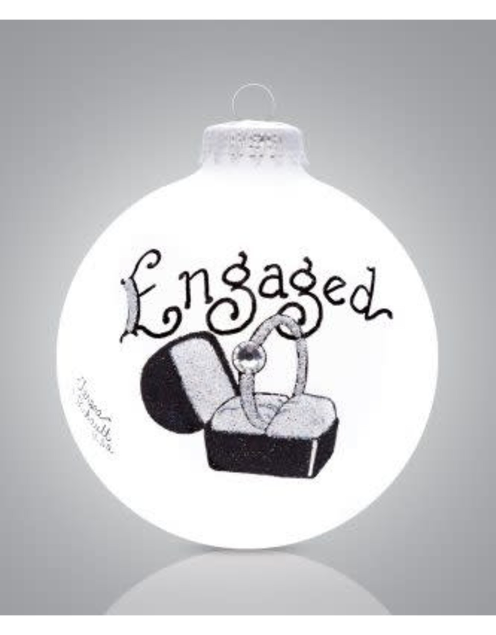 HEART GIFTS RING ENGAGED ORNAMENT