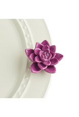 NORA FLEMING SUCCULENT FLOWER PURPLE