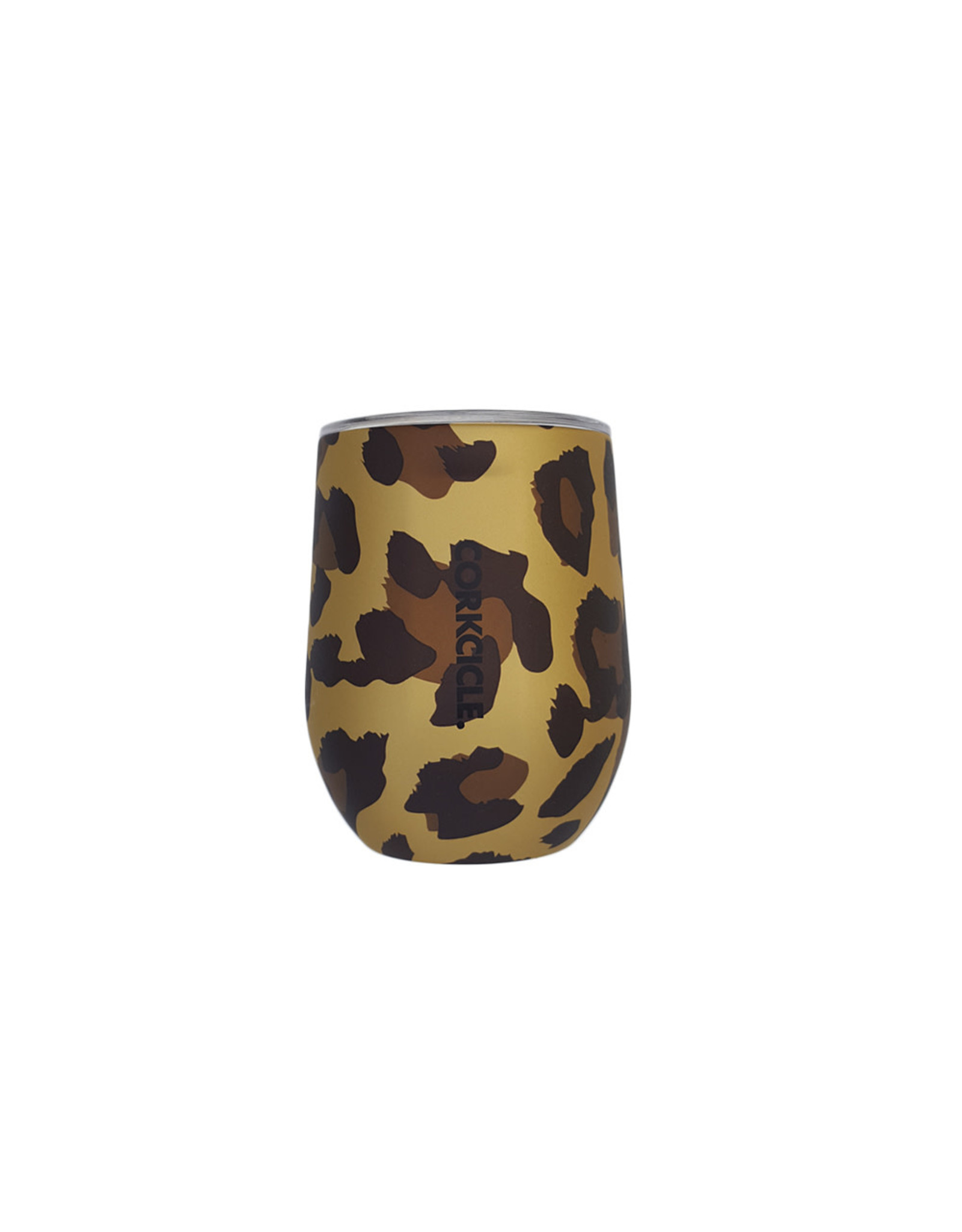 CORKCICLE LUXE LEOPARD 12-OZ STEMLESS