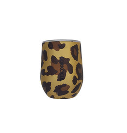 CORKCICLE LUXE LEOPARD 12-OZ STEMLESS