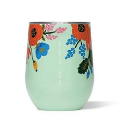 CORKCICLE RP2312GML   Rifle Paper Stemless - 12oz Gloss Mint - Lively Floral