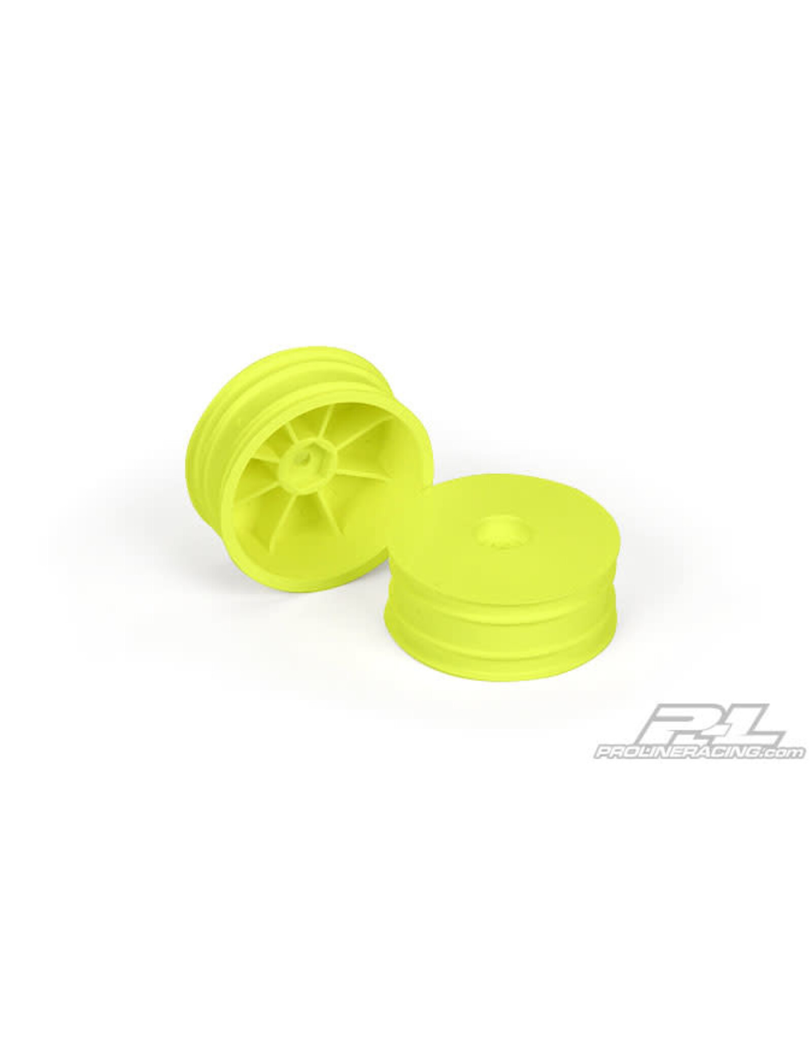 Pro-Line Velocity 2.2" Hex Front Yellow Wheels (2) for RB7, B6 and B6D