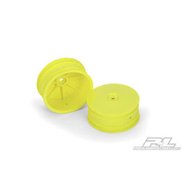 Pro-Line Velocity 2.2" 4WD Hex Front Yellow Wheels (B44.1)