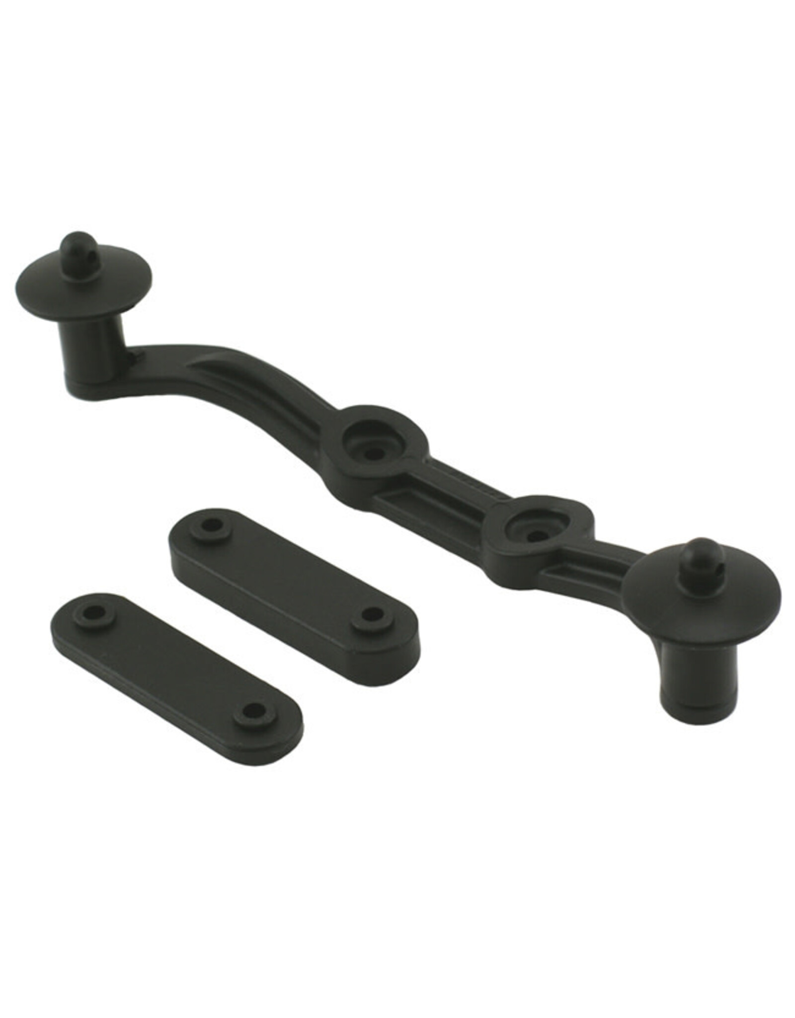 RPM Adjustable Body Mount Set Slash 4x4, Black